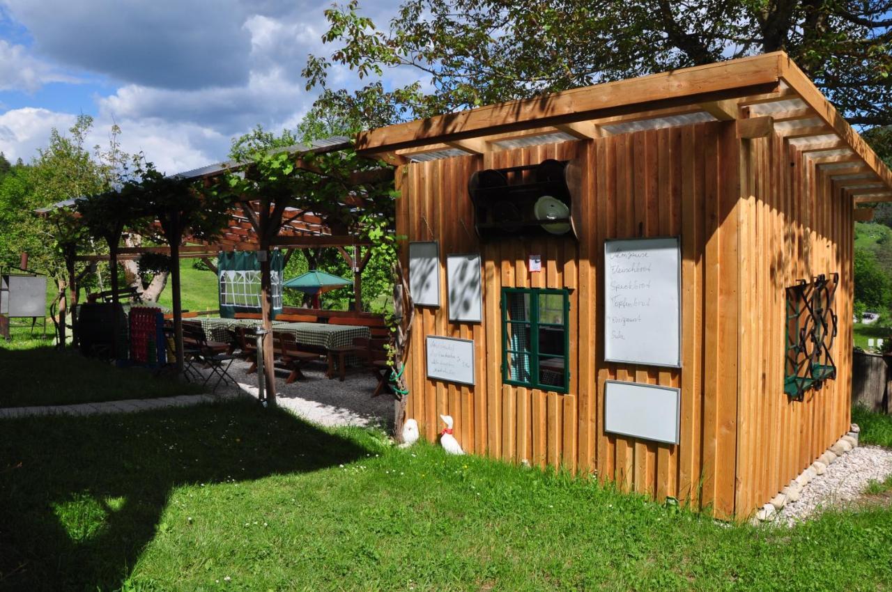 Mostheuriger Steyrdurchbruchalm Leonstein Buitenkant foto