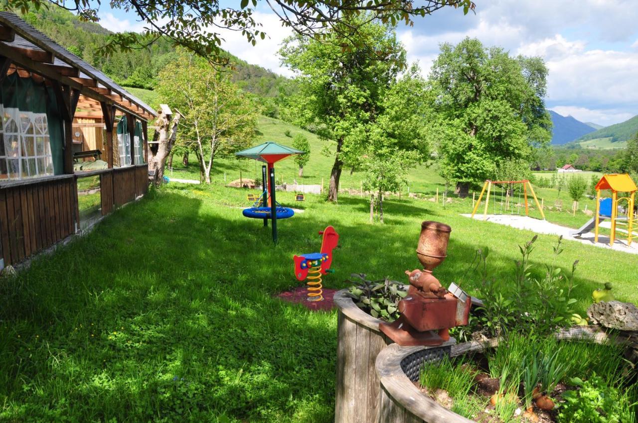 Mostheuriger Steyrdurchbruchalm Leonstein Buitenkant foto